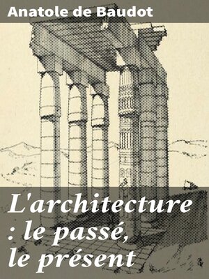 cover image of L'architecture